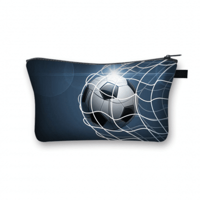 Trousse foot avec imprimé de ballon en polyester